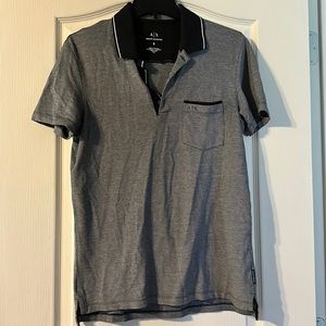 Armani Grey Polo Shirt